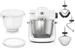 Bosch K&uuml;chenmaschine Serie 6, 2 Sch&uuml;sseln 5,5 l (Edelstahl, Kunststoff), 7...