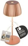 BRILONER - Riffle Mini LED Tischlampe kabellos IP44 mit Lichtkante, Touchdimmer, Akku
