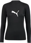 PUMA Damen Puma Dames rashguard met lange mouwen Rash Guard Shirt, Schwarz, XS EU