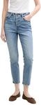 Tom Tailor Denim Damen High Waist Lotte Slim Straight Jeans