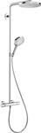 hansgrohe Raindance S - wassersparendes Duschsystem (EcoSmart+) mit Thermostat,