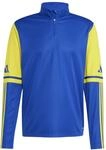 adidas Herren Squadra25 Training Top Sweatshirt, Team royal Blue/Team Yellow, L