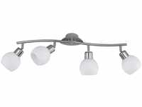Trio Leuchten LED-Balken in Nickel inklusiv 4x E14, 4 Watt LED, Breite maximal...