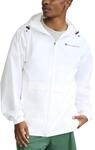 Champion Herren durchgehendem Rei&szlig;verschluss Jacke, Wei&szlig;, L