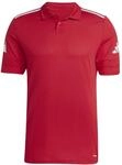 adidas Herren Squadra25 Cotton Polo Shirt, Team Power red/White, XXL