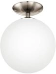 EGLO Deckenlampe Rondo, runde Deckenleuchte, Deckenbeleuchtung Glaskugel, Kugel Lampe