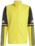 adidas Unisex Kinder Squadra25 Training Kids Sweatshirt, Team Yellow/Black/White, 7-8