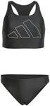 adidas Damen Big Bars Y-Back Bikini, Black, 34