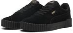 PUMA Damen Carina 3.0 Suede Sneakers 38, Black Gold