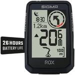 SIGMA ROX 2.0 Endurance Black | 26h Akkulaufzeit | kabelloser Fahrradcomputer | GPS