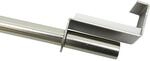 Gardinia 2619 Spannvitrage &Oslash; 9 mm, Metall, ausziehbar 120-160 cm, Titan