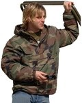 Mil-Tec Herren Combat Anorak Winter &bull; Schlupfjacke mit Kapuze &bull; Wetterfester