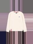 Alpha Industries Herren Basic Small Logo Sweatshirt, Vintage White, XS