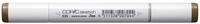 COPIC Sketch Marker Typ E - 25, Caribe Cocoa, professioneller Pinselmarker, mit einer