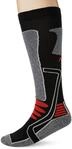 F Lite Unisex Feet Motorcycling High Man Socken, mehrfarbig(Schwarz/Rot), 42 EU