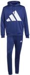 adidas Herren Big Logo French Terry Hooded Track Suit, dark blue, XL