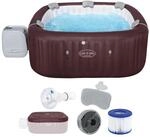 Bestway LAY-Z-SPA Energiespar-Whirlpool Maldives HydroJet Pro, 201 x 201 x 80 cm, 7