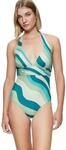 Triumph Summer Mix & Match OP Plunge pt, One Piece Swimsuit Damen, Mehrfarbig (Blue -