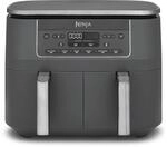 Ninja Dual Zone Digital Air Fryer, 2 Schubladen, 6-in-1, Hei&szlig;luftfritteuse ohne &Ouml;l,