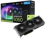 PNY GEFORCE RTX&trade; 5060 8GB ARGB Overclocked Triple Fan DLSS 4 Grafikkarte