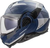LS2, Modularer Motorradhelm ADVANT II ASTRAL Navy Blue Grey, XXL