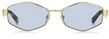Marc Jacobs Unisex The Marc Jacobs Brille Marc 496/S Gr&ouml;&szlig;e 55-17 Mm Gold Sunglasses