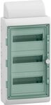 Schneider Electric Mureva Aufputz Kleinverteiler mit Kabelabdeckung,