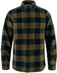 Fj&auml;llr&auml;ven Herren &Ouml;vik Heavy Flannel Hemd, Wood Brown/Dark Navy, M