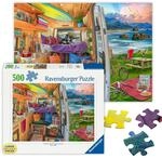 Ravensburger Puzzle 17473 - Beim Camping - 500 Teile Large Pieces, Puzzlespa&szlig;...