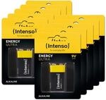 10x Intenso Energy Ultra 9V Block Alkaline Batterie - 6LR61, 10x 9V Block 1er...