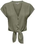 ONLY Damen Bluse 15322270 Deep Lichen Green M