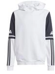 adidas Unisex Kinder Squadra25 Sweat Hoody Kids Sweatshirt, White, 11-12 Years