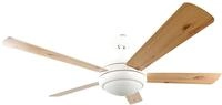 AireRyder Deckenventilator Ursa Wei&szlig; Fl&uuml;gel Wei&szlig; / Pinie mit Beleuchtung und