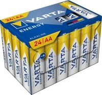 VARTA Batterien AA, 24 St&uuml;ck Cube, Energy, Alkaline Mignon-Batterie, 1,5 V