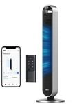 Dreo Smart Turmventilator Sehr Leise, 120&deg; Oszillierender Ventilator mit K&uuml;hlung,