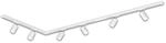BRILONER - Schienensystem Rail Komplettset, 6x GU10 Spots schwenkbar, L-Form,