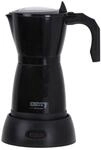 CAMRY - Elektrische Kaffeemaschine Schwarz 300 ml - Espressokocher f&uuml;r 6