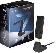 MSI BE6500 WiFi 7 USB Adapter - WLAN bis zu 2880 Mbit/s (6 GHz) + 2880 Mbit/s (5 GHz)