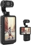 AGFA Photo Gimbal Realimove MC3X - Cam&eacute;ra Stabilisateur 3 Axes 4K Ultra HD, &Eacute;cran