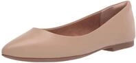 Amazon Essentials Damen Ballerinas mit spitzem Zehenbereich, beigefarbenes