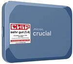 Crucial X10 8TB Externe SSD Festplatte, bis zu 2.100MB/s, USB-C 3.2 Gen2, IP65