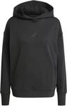 adidas Women's All SZN French Terry Loose Hoodie, Black, XL