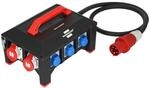 Brennenstuhl Professional Gummi-Stromverteiler BSV 5-63A / Stromverteiler CEE-Stecker