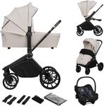 LIONELO MIKA PLUS 3-in-1 Buggy 0-48 Monate bis zu 22 kg Babywagen bis zu 9 kg