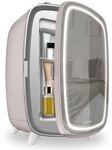 Cecotec Kleiner Kosmetik-K&uuml;hlschrank 6L Bamba CoolingBeauty 6000 Mirror Rose.