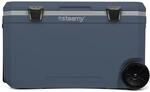 Steamy Cool 70 K&uuml;hlbox mit Rollen, 70 Liter, Blau