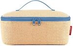 reisenthel coolerbag M Pocket Raffia Blue &ndash; K&uuml;hltasche mit Obermaterial aus