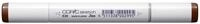COPIC Sketch Marker Typ E - 39, Leather, professioneller Pinselmarker, mit einer