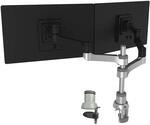 R-Go Tools Zepher 4 C2 nachhaltiger Doppel Monitor Arm, Tischhalterung, Justierbar,