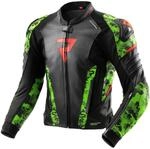 REBELHORN Veloce Motorradjacke Herren | Leder | Ellbogen und Schulterprotektoren